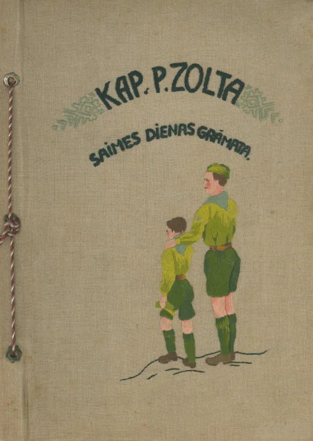 The cover of Captain P. Zolts’s scout group diary